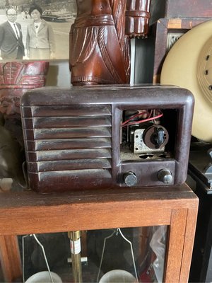 阿公的舊情人 日據時代 電木 真空管 收音機