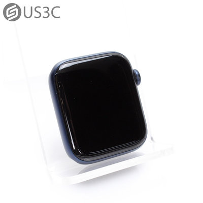 【US3C-台南店】【一元起標】Apple Watch 6 44mm GPS+LTE 藍色 鋁金屬錶框 行動網路版 血氧濃度感測器 二手智慧穿戴裝置