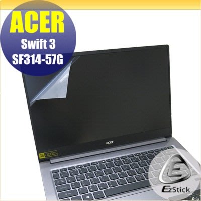 【Ezstick】ACER SF314-57G 靜電式筆電LCD液晶螢幕貼 (可選鏡面或霧面)