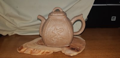 包袱壺吳鳴製陶 早期壺品相如照片