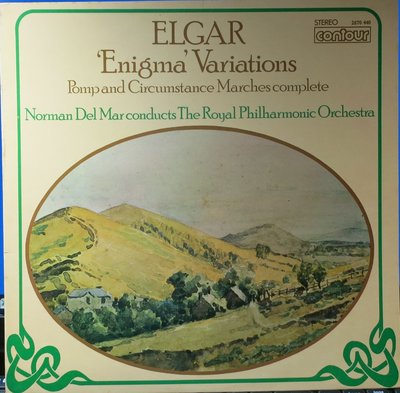 黑膠 Del Mar - Elgar 艾爾加 : 謎語變奏曲 威風凜凜進行曲 (英Contour)