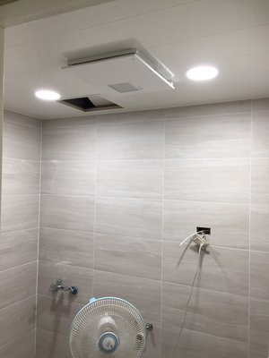 【衛浴達人】浴室天花板 PVC天花板 崁燈 浴室抽風機【衛浴規劃 浴室施工 】