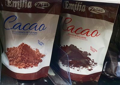 2/14前 一次最少需買2包  Zaini 義大利采霓 頂級 無糖/含糖 可可粉150g可直接沖泡或烘焙蛋糕 巧克力粉，無麩質 頁面是單價
