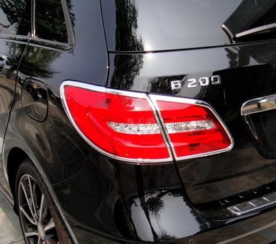 圓夢工廠 Benz 賓士 B W246 B180 B200 2012~2014 改裝 鍍鉻 車燈框飾貼 後燈框 尾燈框