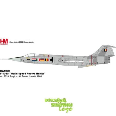 BOXx潮玩~6月 HA1070 F104星式戰斗機 F-104G "World Speed Record Holder"