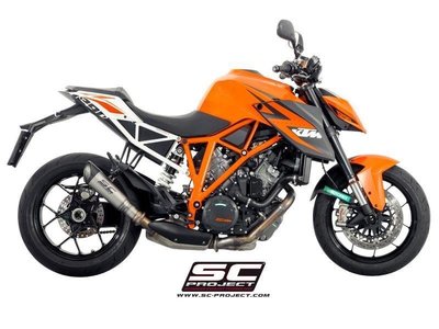 DNS部品 SC PROJECT S1 鈦合金尾段排氣管 KTM SUPERDUKE 1290 （RACING版）