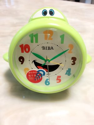 [時間達人] 日本東方代理 BIBA系列鬧鐘 超級可愛飛機造型小鬧鐘 貪睡功能 小夜燈 BA-1021 綠