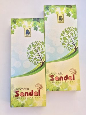 [晴天舖] 印度線香 Cauvery Aromatic Sandal 香醇檀香 天然檀香配方 量販包 60支裝高品質款