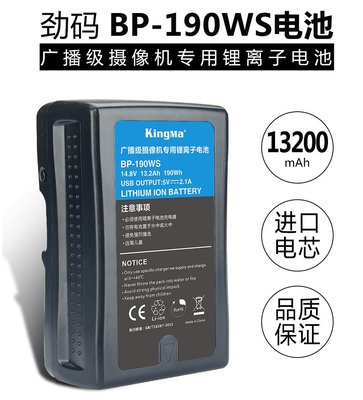 【eYe攝影】公司貨 KingMa V掛電池 BP-190 USB V-Lock V型 USB電源輸出 BP-190WS