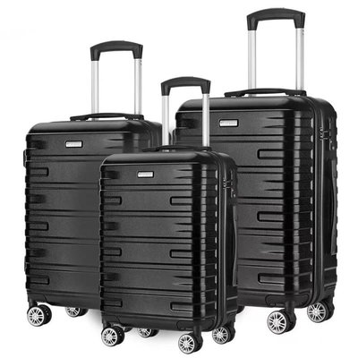 行李箱 ABS+PC三件套旅行箱學生萬向輪行李箱防盜防刮密碼箱28寸大容量箱
