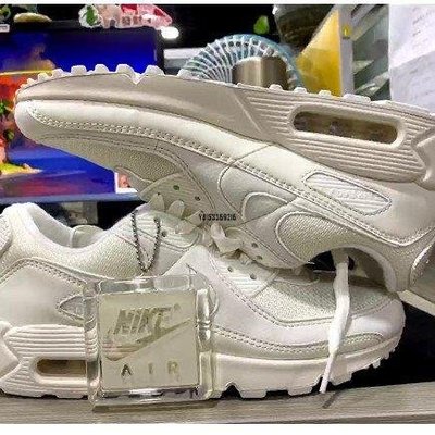 【正品】Nike Air Max 90 NRG 全白 白 30週年紀念 慢跑 運動 CT2007-100潮鞋
