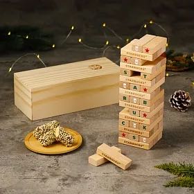 星巴克 摩卡捲堆疊樂 疊疊樂 全新 現貨 starbucks 禮物 木盒 聖誕 交換禮物 玩具 樂趣 桌遊