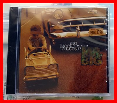 1996年-德國版-全新CD未拆-大人物合唱團-名曲精選輯-Mr. Big-Big Bigger Biggest-16首