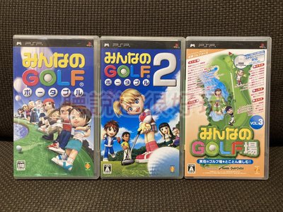 PSP 全民高爾夫 1 2 3 攜帶版 全民高爾夫球場 Vol.3 GOLF 日版 正版 遊戲 P004