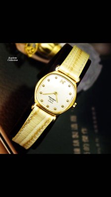 轉scarlette collection 超美真品Nina Ricci K金氣質腕錶 女錶。免運！