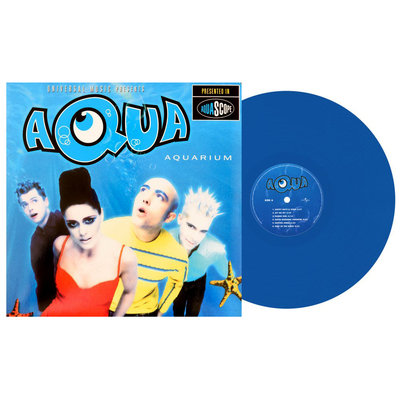 AQUA水叮噹Aquarium水瓶座LP藍膠唱片彩膠唱片