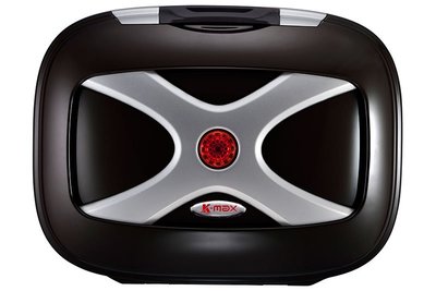 【Shich急件】 K-MAX K18 （無燈型) 機車行動包/ 行李箱/ 後置物箱 /快拆式 黑/銀