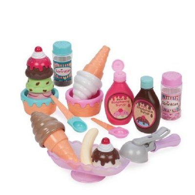 [子供の部屋] 原廠正品 幼兒感統玩具 美國B.Toys~甜蜜蜜霜淇淋 兒童 家家酒 玩具