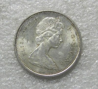 【二手】 UNC原光加拿大1965年伊麗莎白二世25分銀幣2313 外國錢幣 硬幣 錢幣【奇摩收藏】