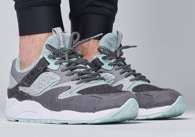 END. X Saucony Grid 9000 White Noise kith concepts solebox