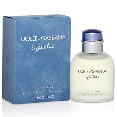 ☆MOMO小屋☆ D&G Dolce&Gabbana Light Blue 淺藍 男性淡香水 125ML