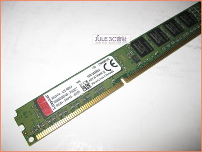 JULE 3C會社-金士頓 DDR3 1333 4G 4GB KVR13N9S8/4/庫存/桌上型/終保/單面 記憶體