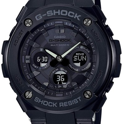 日本正版CASIO 卡西歐G-Shock GST-W300G-1A1JF 男錶手錶電波錶太陽能