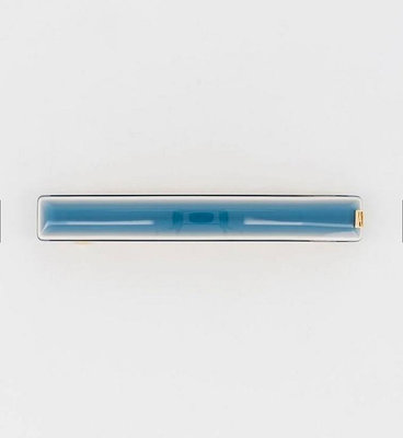 全新正品 Alexandre de Paris 霧霾藍 8 cm 彈簧夾