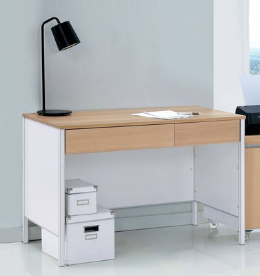 -【生活家傢俱】HJS-629-1：系統3.6尺書桌-北美橡木【台中家具】辦公桌 電腦桌 抽屜 低甲醛E1系統板 台灣製