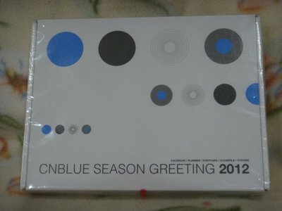 CNBLUE-SEASON GREETING 2012年曆組 (日本限定版,全新未拆封)