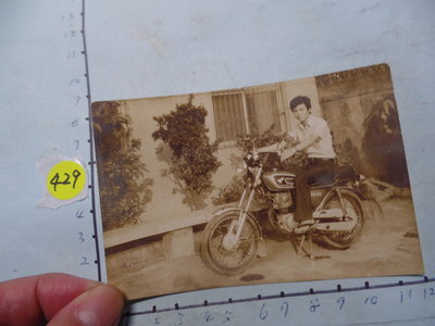 老機車 摩托車 ,古董黑白,照片,相片2
