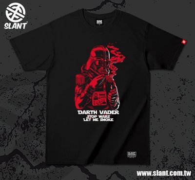 SLANT Darth vader 達斯·維達 星際大戰 STAR WARS 黑武士T恤 趣味T恤 搞笑T恤 電影T恤