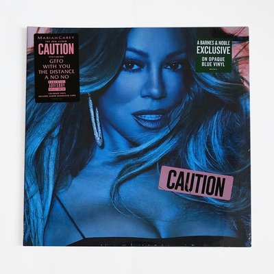 现货|Mariah Carey Caution 限量 蓝胶 LP 黑胶唱片 全新未拆