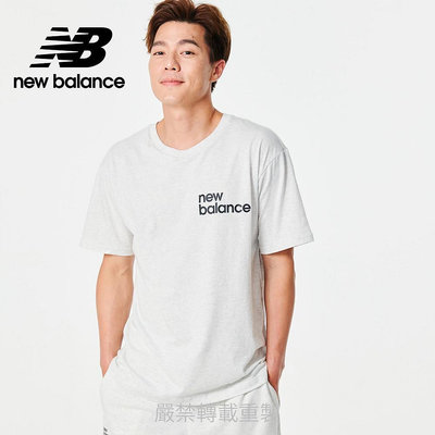 【New Balance】 NB 短袖上衣_男性_灰色_MT23513SAH