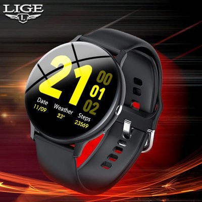 熱銷 手錶腕錶LIGE新款智能手錶男女通用手環多動能運動手錶防水腕錶智能穿戴