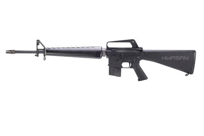 【BCS】WE V3新版 M16A1 GBB開膛版全金屬瓦斯氣動槍-WERM004B