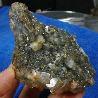 [友克鑫礦業]dk22約重326.5g-重晶石 原礦 板狀重晶石 barite 晶簇 雲南