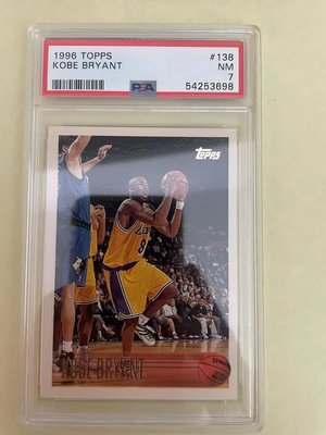 PSA7 1996 Topps Kobe Bryant 138