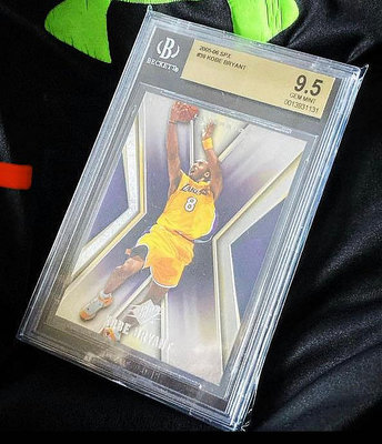 Kobe Bryant 05-06 SPx BGS金標9.5美卡