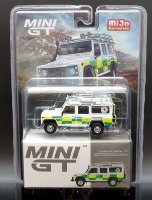 【MASH】下周到貨 Mini GT 1/64 Land Rover Defender 110 英國紅十字協會的救難