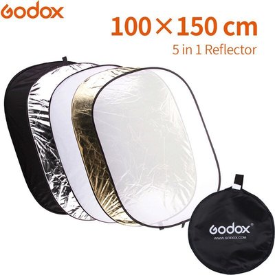 GODOX 神牛 金銀 100*150cm 五合一 可折疊 反光板 補光板 打光板 柔光板