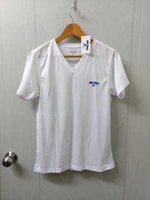 日本帶回 pro-keds logo V領 排汗衫 白色M 涼感衣 內衣 運動排汗衫