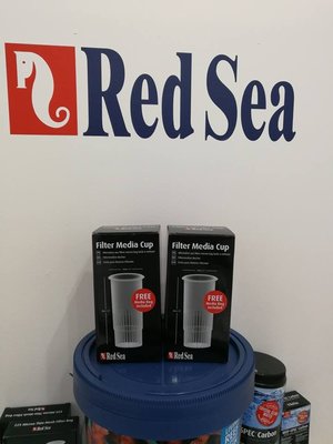 ＊海葵達人＊R-421777以色列Red Sea紅海底濾缸專用濾材濾杯(REEFER/MAX)附濾材網袋