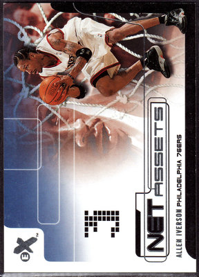 01-02 FLEER NET ASSETS #8NA ALLEN IVERSON