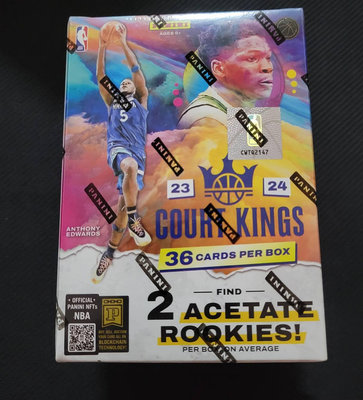 (未拆盒卡) 2023-24 NBA Court Kings 手雷 球員卡盒 B