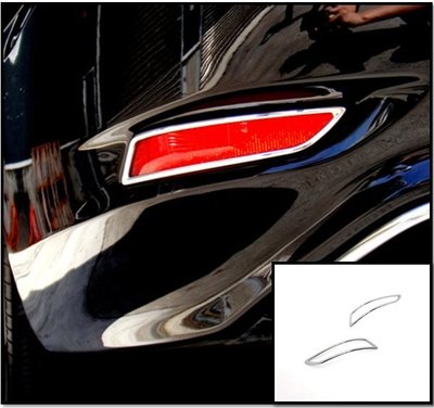 圓夢工廠 Lexus LS460 LS460L LS600hL 2012~2017 改裝 鍍鉻銀 後保桿飾框 後反光片框