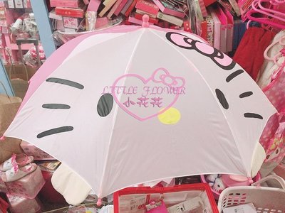 ♥小花花日本精品♥Hello Kitty紅色雨傘 尺寸適中 遮陽傘 陽傘 直傘 造型可愛吸睛55500302