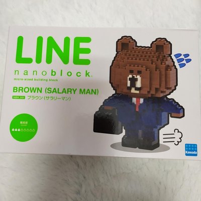 line friends 熊大 積木 玩具