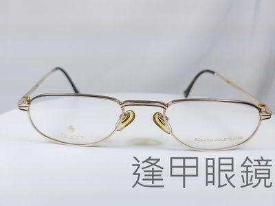 『逢甲眼鏡』GUCCI  鏡框 方框 金色金屬框  極輕舒適 復古款【GG1281  00K】