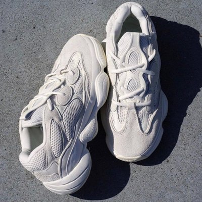 【正品】全新 adidas Yeezy 500 “Bone White 骨白 FV3573 男女